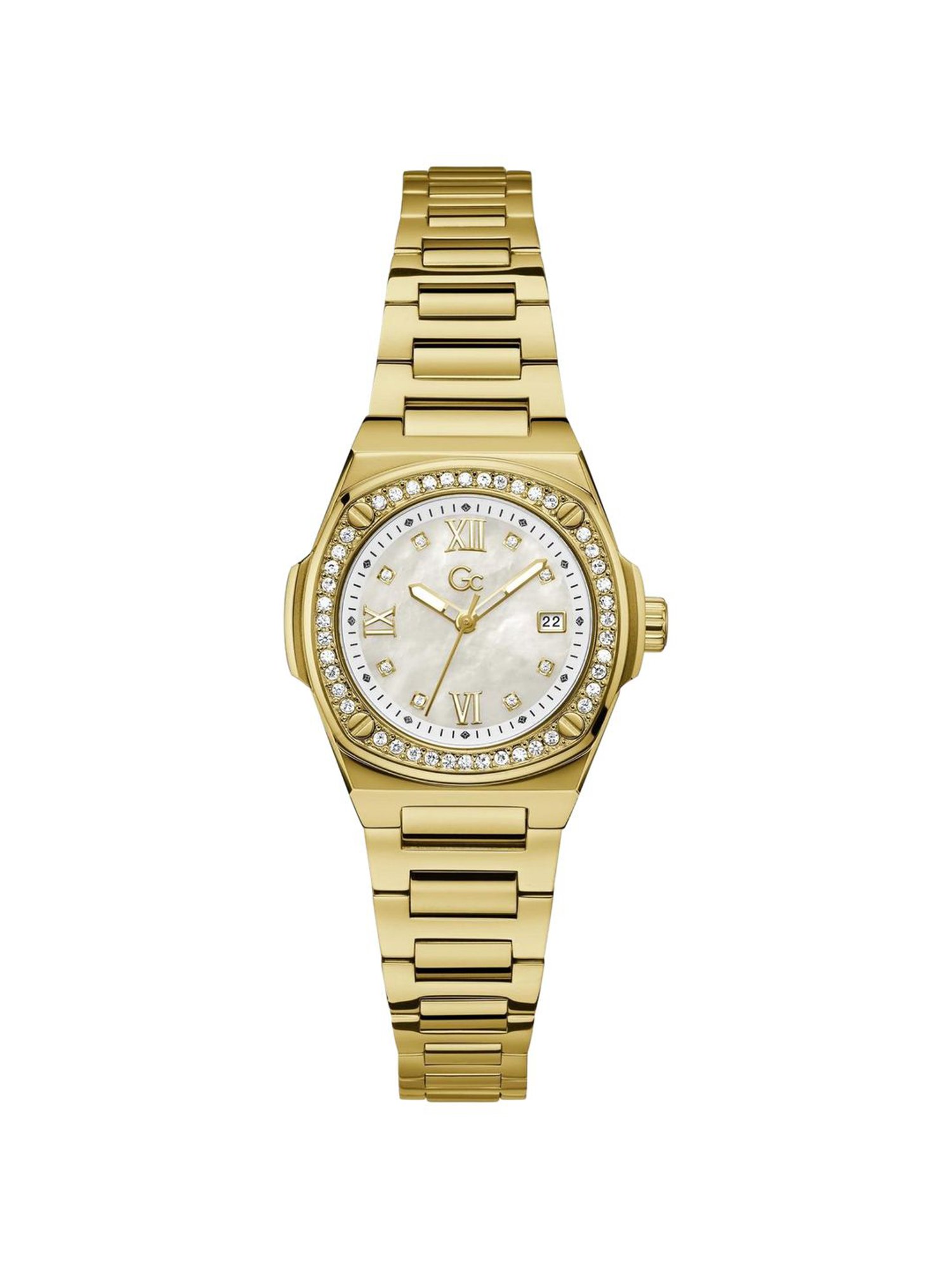Gc Z12005L1MF Coussin Shape Mini Analog Watch for Women