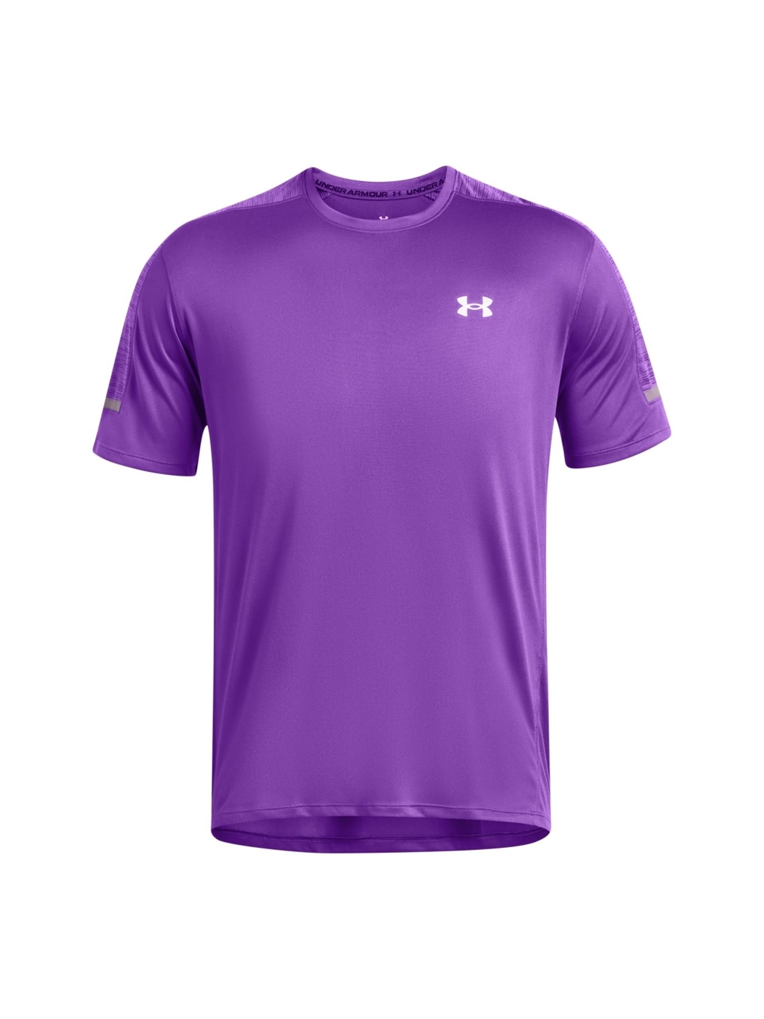 Buy Under Armour Purple Regular Fit Sports T-Shirt for Mens Online