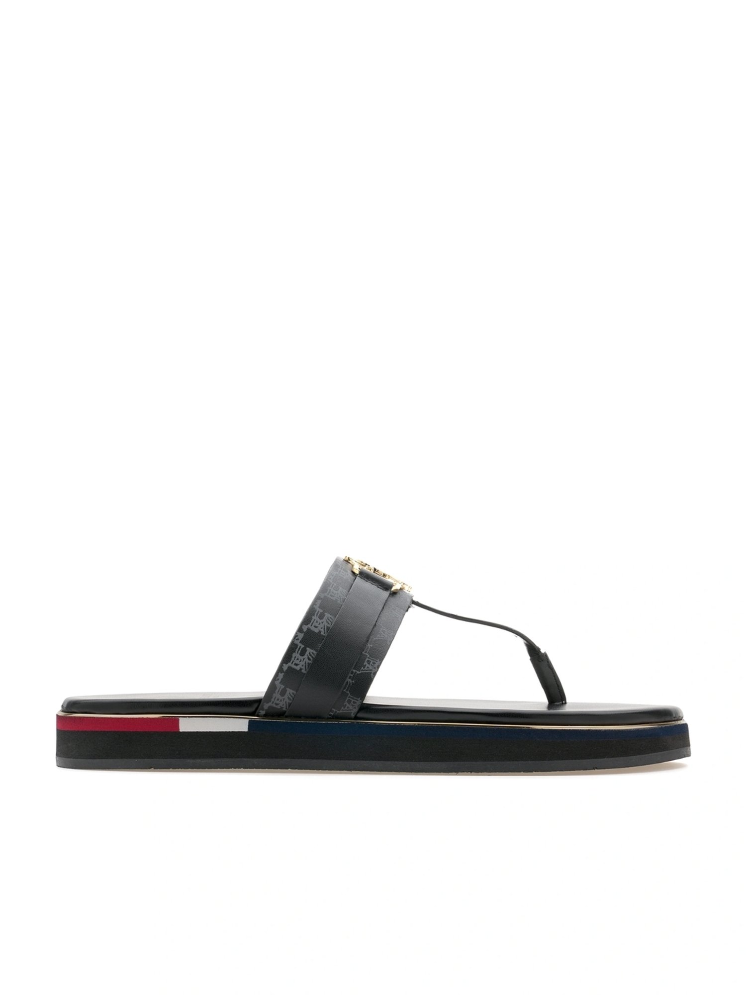 Buy U.S. Polo Assn. Women's Black T-Strap Sandals for Women at