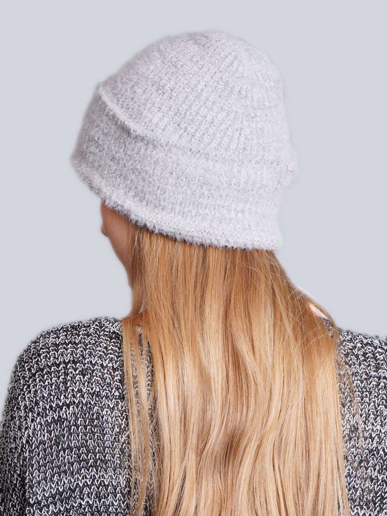 Buy BHARATASYA Rabbit Fur Grey Beanie Cap For Women Online @ Tata CLiQ