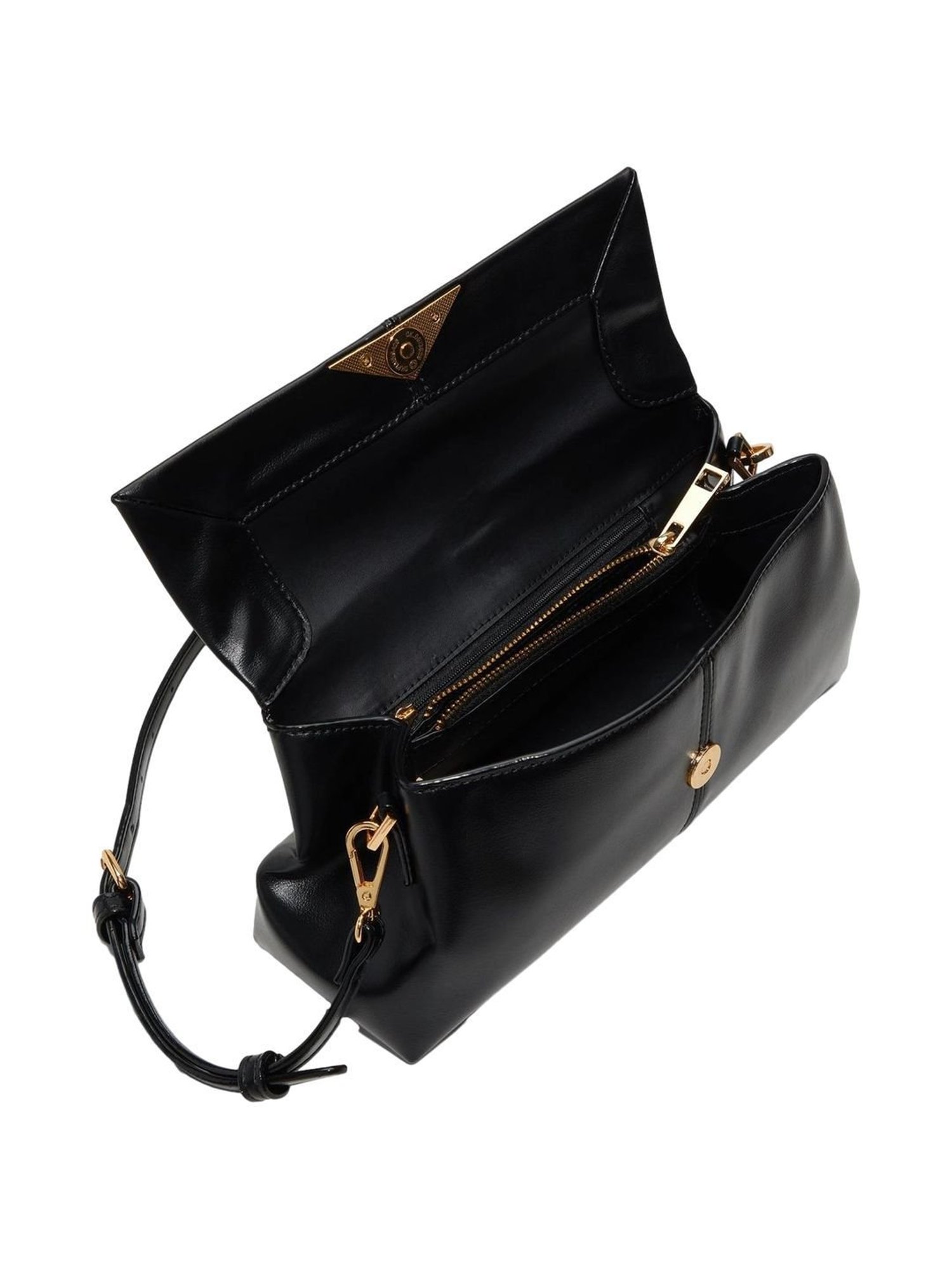 Buy ALDO Black Overflow Solid Medium Cross Body Bag For Women At
