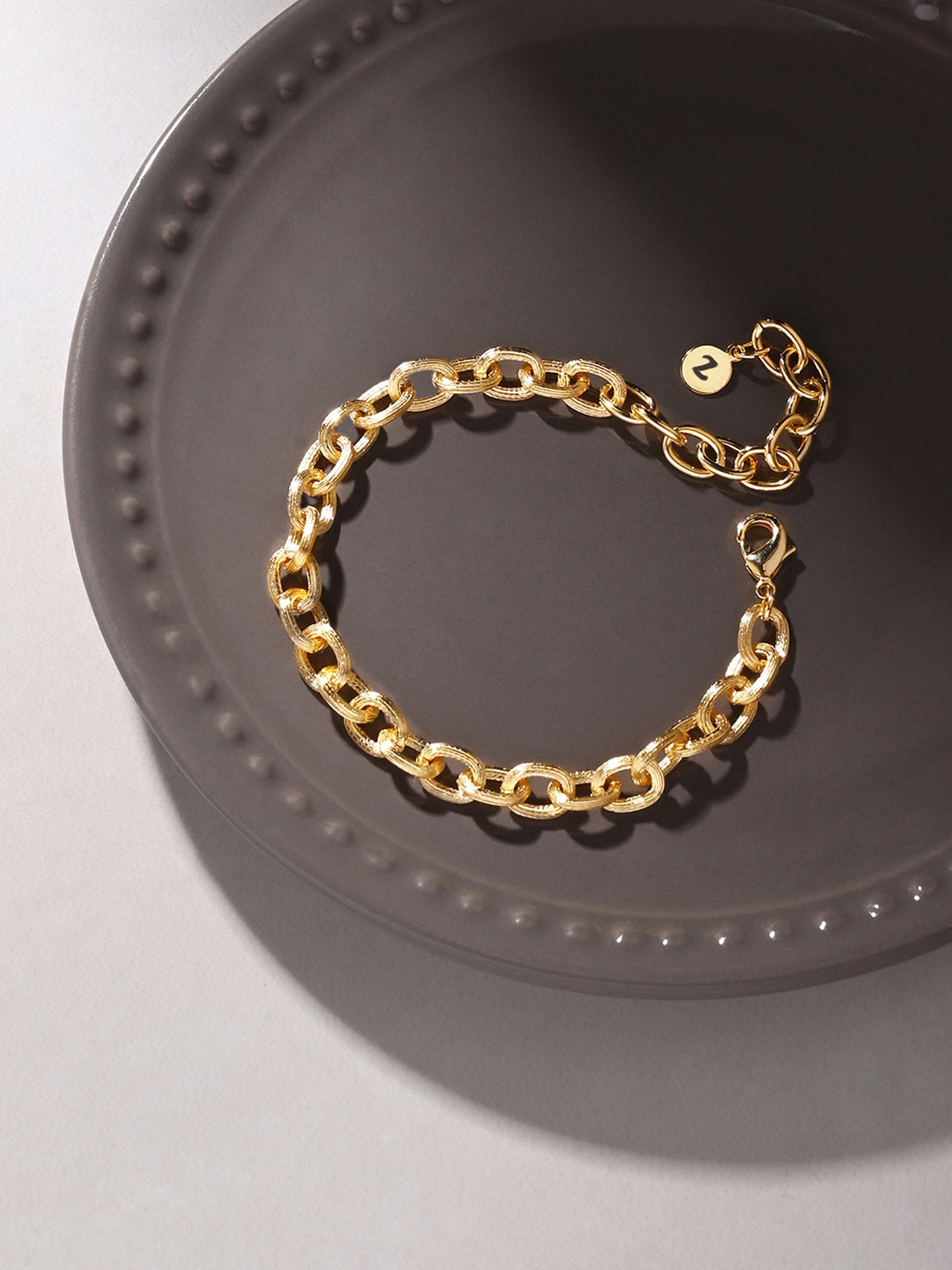 Buy Accessorize London Gold-Plated Chain Bracelet at Best Price