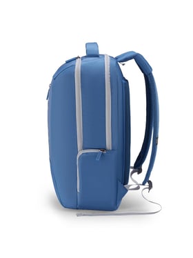 beaux leather backpack by knomo Dark Navy Blazer Beaux Leather 15" Laptop Backpack | KNOMO London