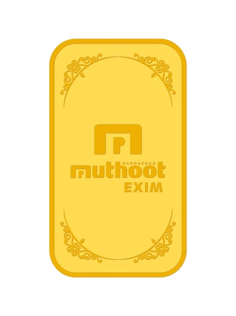 Muthoot Pappachan Swarnavarsham 24k (999) 2gm Yellow Gold Bar