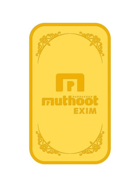 Muthoot Pappachan Swarnavarsham 24k (999) 10gm Yellow Gold Bar