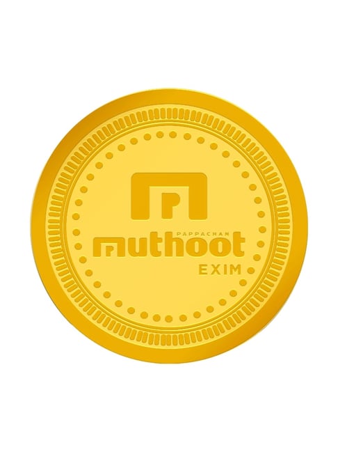 Muthoot Pappachan Swarnavarsham 24k (999) 8gm Yellow Gold Coin