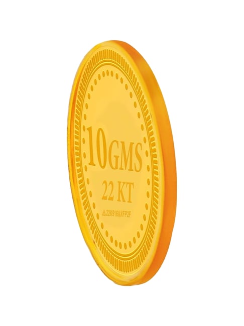 taka　0916 Buy Muthoot Pappachan Swarnavarsham Cross 22k (916) 10gm Gold Coin