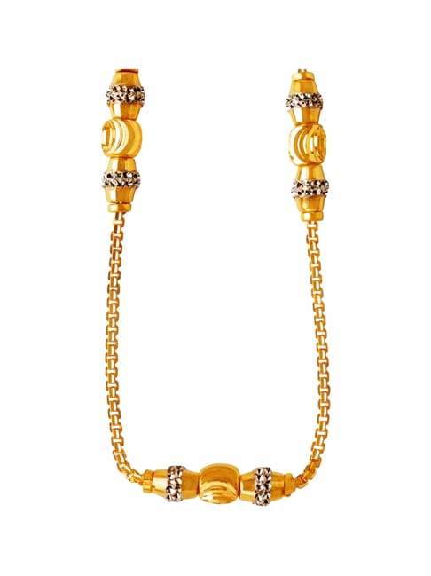 Muthoot Pappachan Swarnavarsham BIS Hallmarked 22k Yellow Gold Ladies Adjustable Bracelet