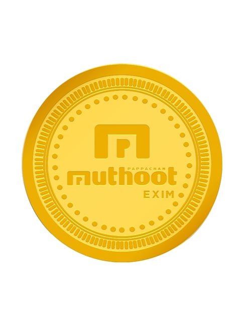 Buy Muthoot Pappachan Swarnavarsham 24k (999) 1gm Yellow Gold Coin