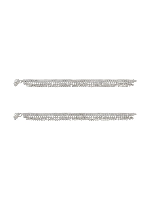 Swethavarsham Muthoot Exim BIS Hallmarked 925 Silver Ghungroo Payal