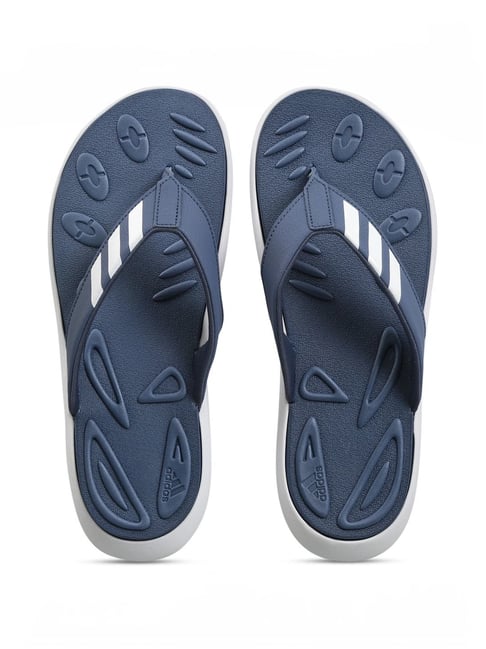 Adidas Men's BREEZEN Blue Flip Flops