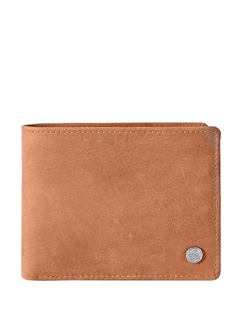 Eske Beige Casual Leather Bi-Fold Wallet for Men-picture-35