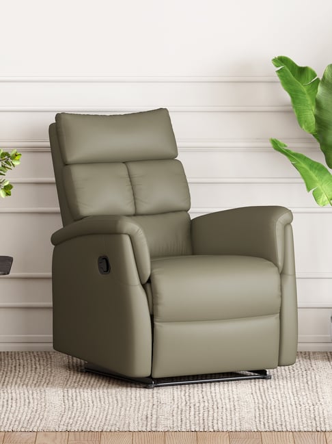 Olive green recliner chair discount