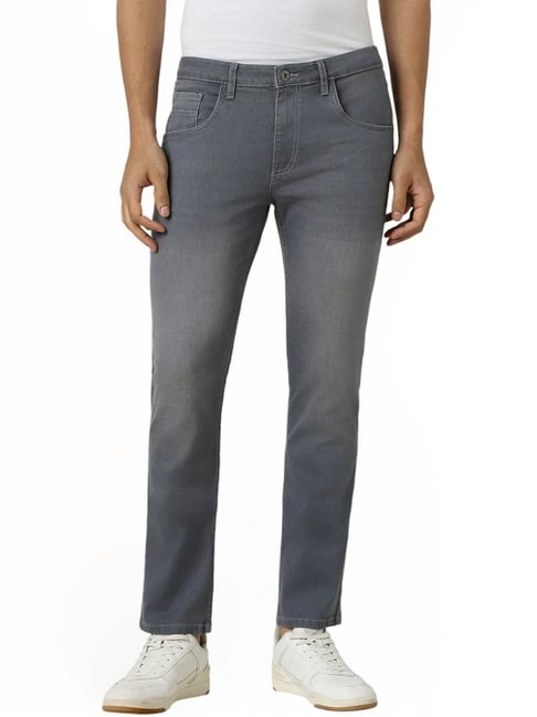 Van Heusen grey Solid Jeans-picture-48