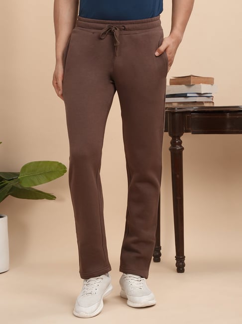 Sweet Dreams Brown Cotton PolyblendTrackpants-picture-41
