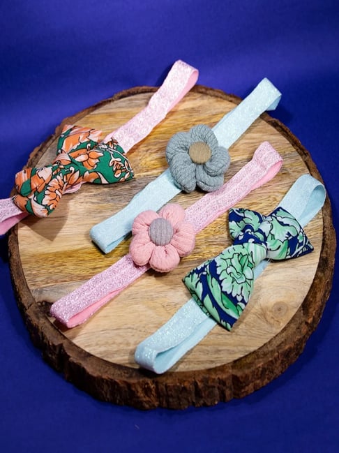 Jewelz Flower And Bow Hair Band for Kids ¿ Pack of 4-picture-20