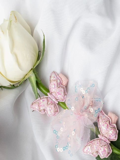 Jewelz Pink Charming Butterfly Clips for Kids ¿ Pack of 3-picture-13