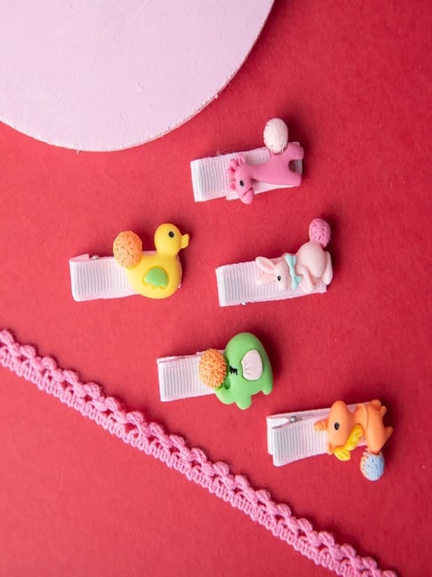 Jewelz Vibrant Multicolor Casual Wear Clips for Kids ¿ Pack of 5-picture-45