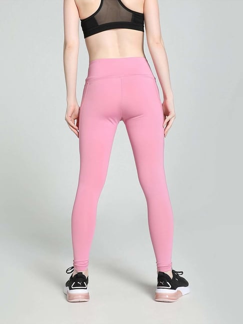 Puma Pink Plain Leggings