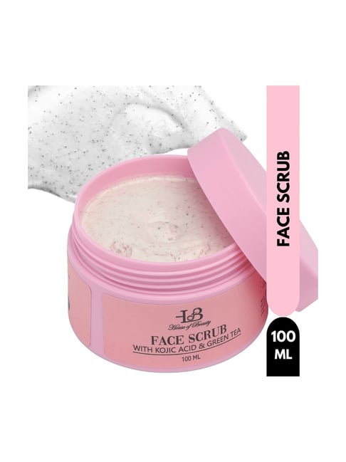 House of Beauty Face Scrub with Kojic Acid & Green Tea - 100 ml