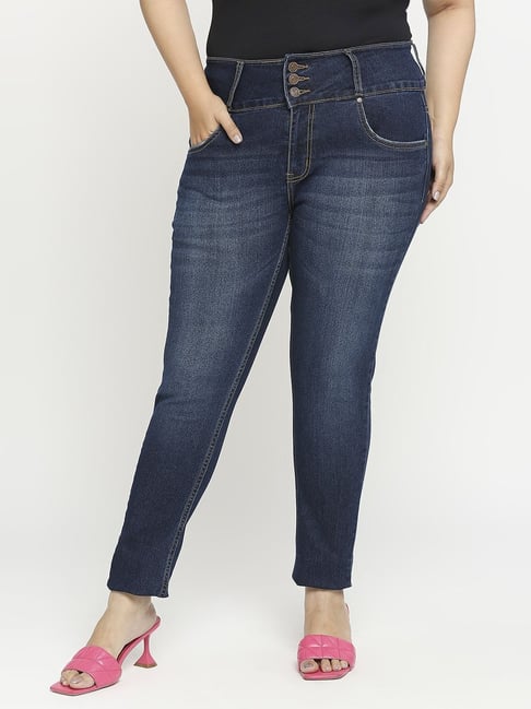 Turning Blue Blue High Rise Jeans-picture-33