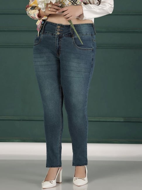 Turning Blue Blue High Rise Jeans-picture-36