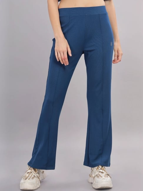 DOMIN8 Blue Plain Pants-picture-45
