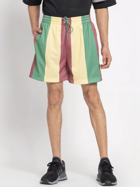 Adidas Originals Multicolored Loose Fit Shorts-picture-10