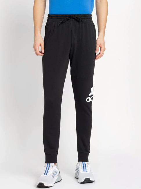 Adidas Black Loose Fit Joggers-image-16