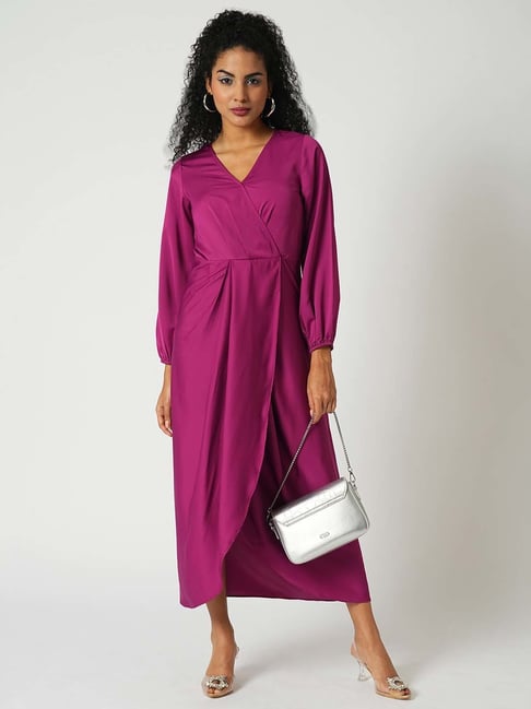 Globus Magenta Regular Fit Midi Dress-picture-28