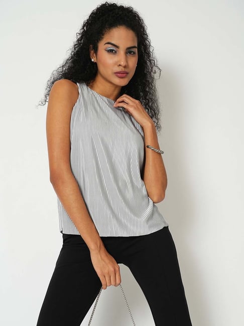 Globus Silver Regular Fit Top