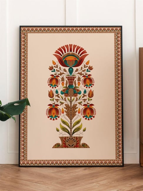 Indian Classic Art Multicolor Canvas Abstract Wall Art-picture-29