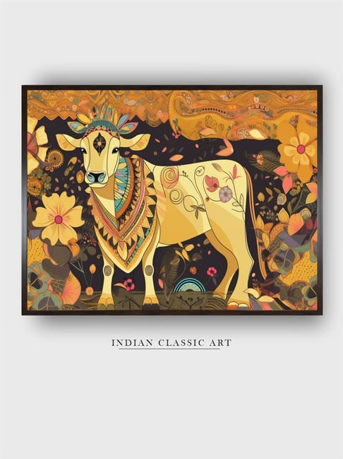 Indian Classic Art Multicolor Canvas Abstract Wall Art-picture-36