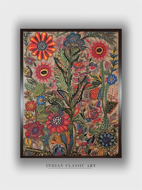 Indian Classic Art Multicolor Canvas Abstract Wall Art-picture-35