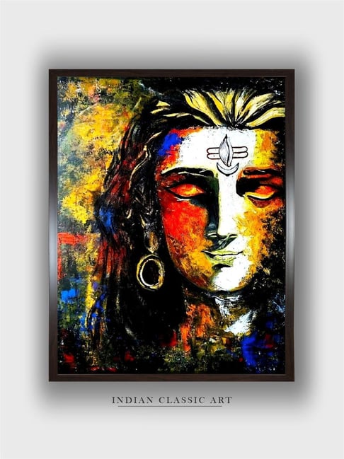 Indian Classic Art Multicolor Canvas Abstract Wall Art-picture-45