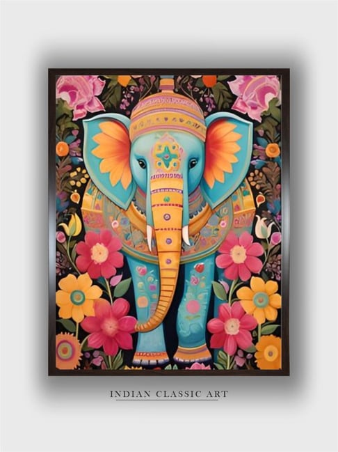 Indian Classic Art Multicolor Canvas Abstract Wall Art-picture-20