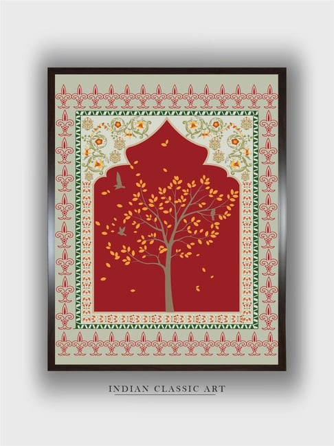 Indian Classic Art Multicolor Canvas Abstract Wall Art-picture-23