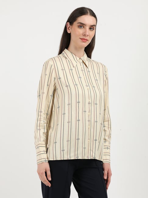 TOMMY HILFIGER Beige Printed Shirt-picture-30