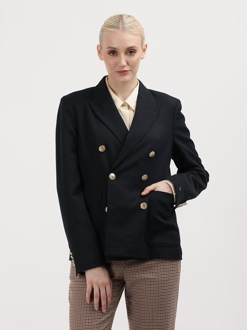 TOMMY HILFIGER Black Slim Fit Blazer