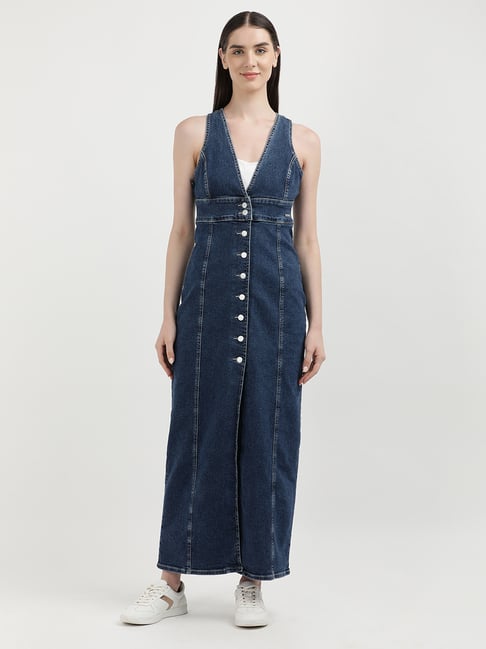 knee length dresses for ladies Tommy Hilfiger - Volant F&F Midi Dress | Midi Dress main image 1