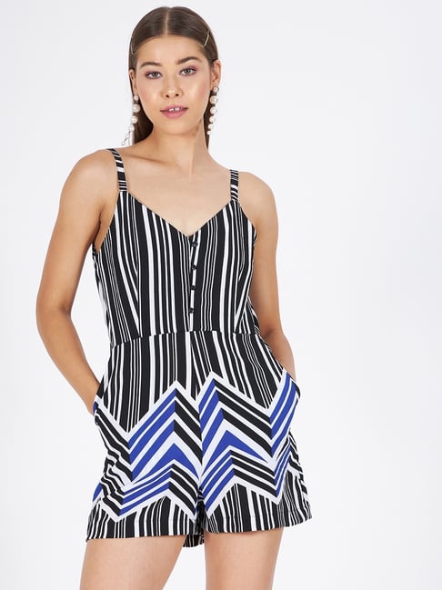 Kibo Multi Crepe Print Jumpsuit