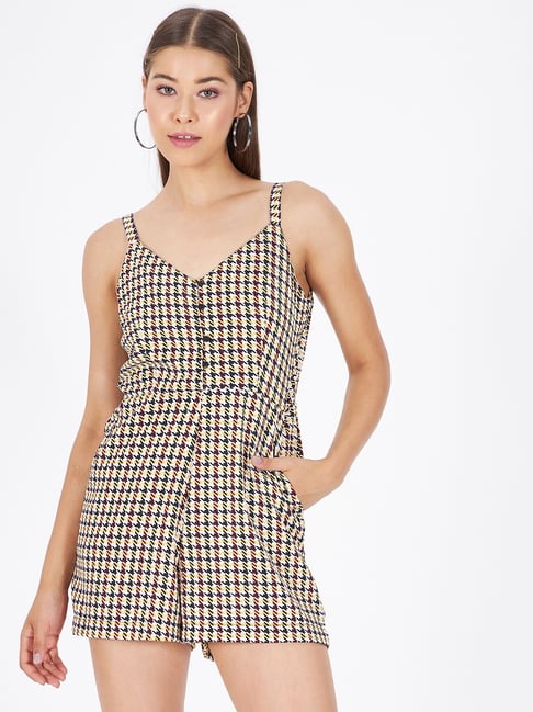 Kibo Multi Crepe Print Jumpsuit