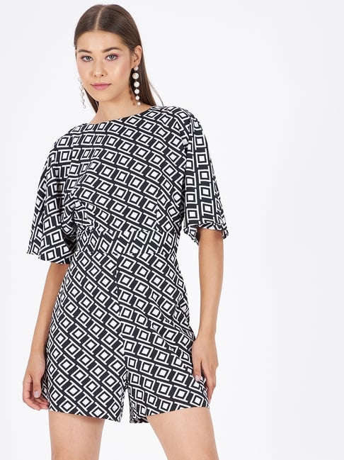 Kibo Multi Crepe Print Jumpsuit