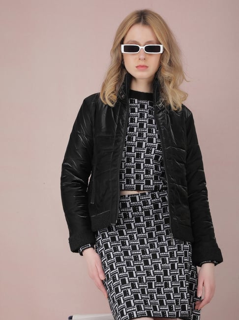 Crimsoune Club Black Regular Fit Quilted Jacket-picture-31