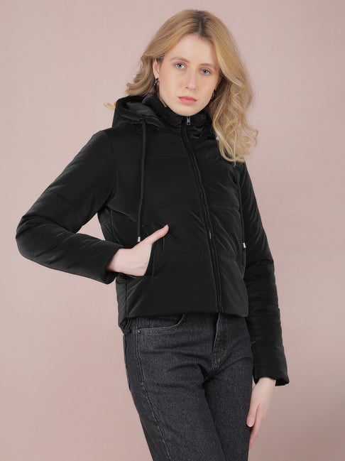 Crimsoune Club Black Regular Fit Hooded Jacket-picture-30