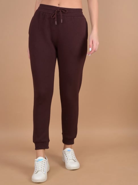 Crimsoune Club Brown Regular Fit Mid Rise Joggers-picture-40