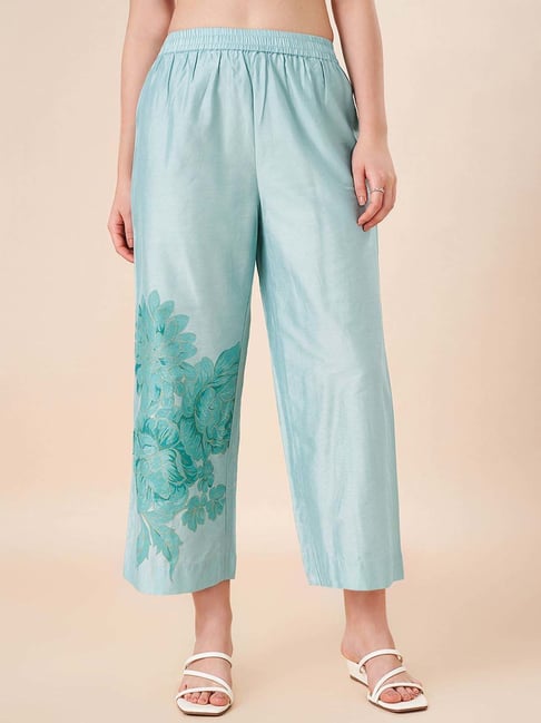 Rangmanch by Pantaloons Blue Print Pant-picture-10