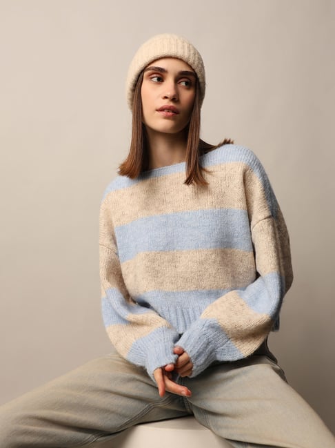 Only Assorted Striped Pullover Sweaters