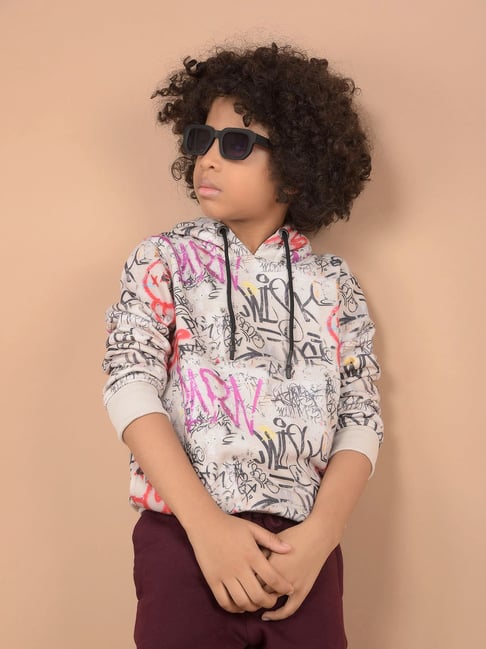 Crimsoune Club Boys Multi Graphic Sweatshirt