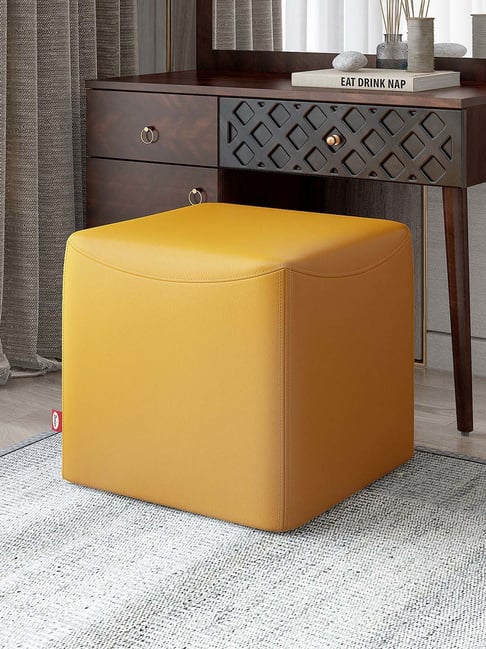 Durian Corso Brown Premium Leatherette Ottoman-picture-26